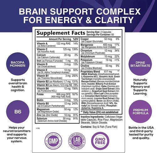 SUPLEMENTO CEREBRAL NOOTROPICO APOYO COGNITIVO