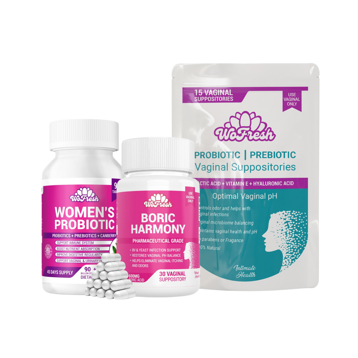 KIT ANTI CANDIDIASIS AVANZADO WOFRESH CUIDADO VAGINAL