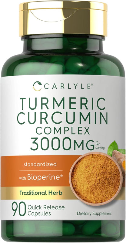 Curcuma Curcumin Turmeric 3000mg 90 Capsulas