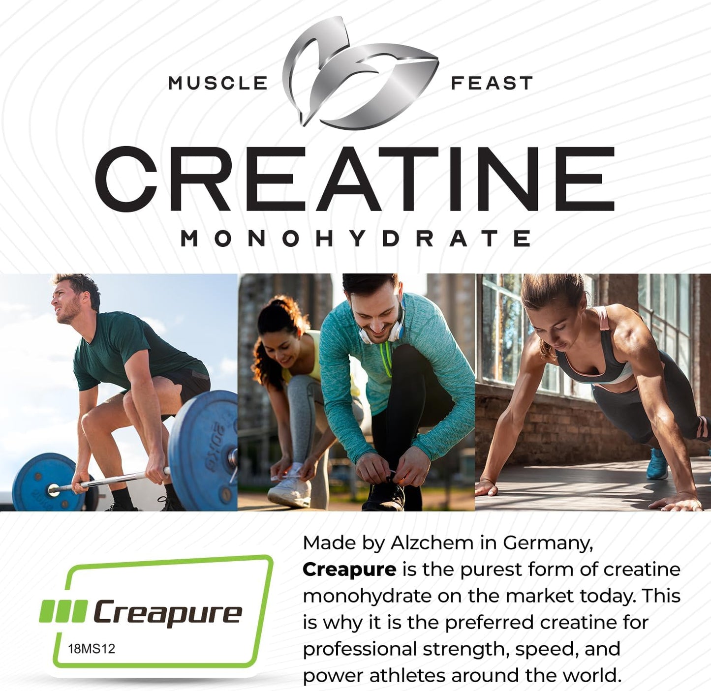 CREATINA CREAPURE PREMIUM MUSCLE FEAST