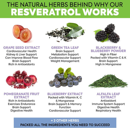 RESVERATROL EXTRAFUERTE 1450 MG