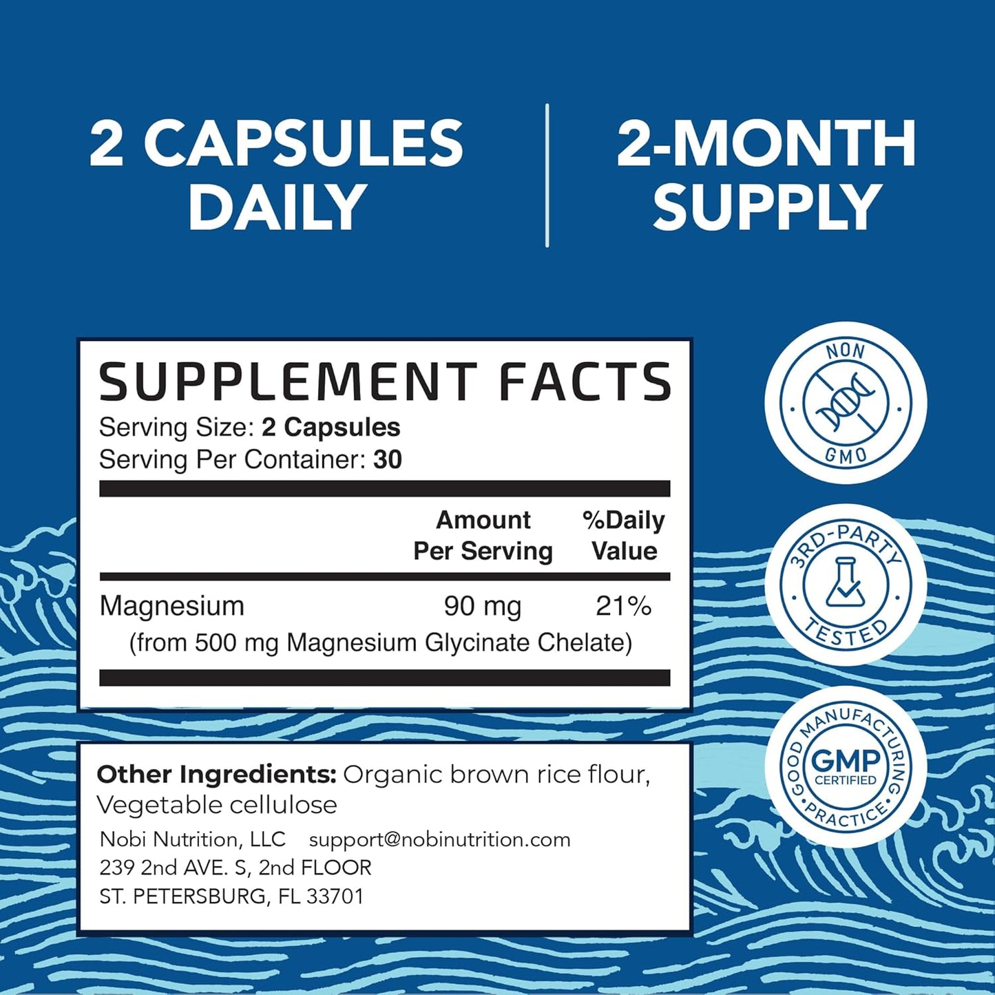 GLICINATO DE MAGNESIO QUELADO 450 MG EXTRA FUERTE