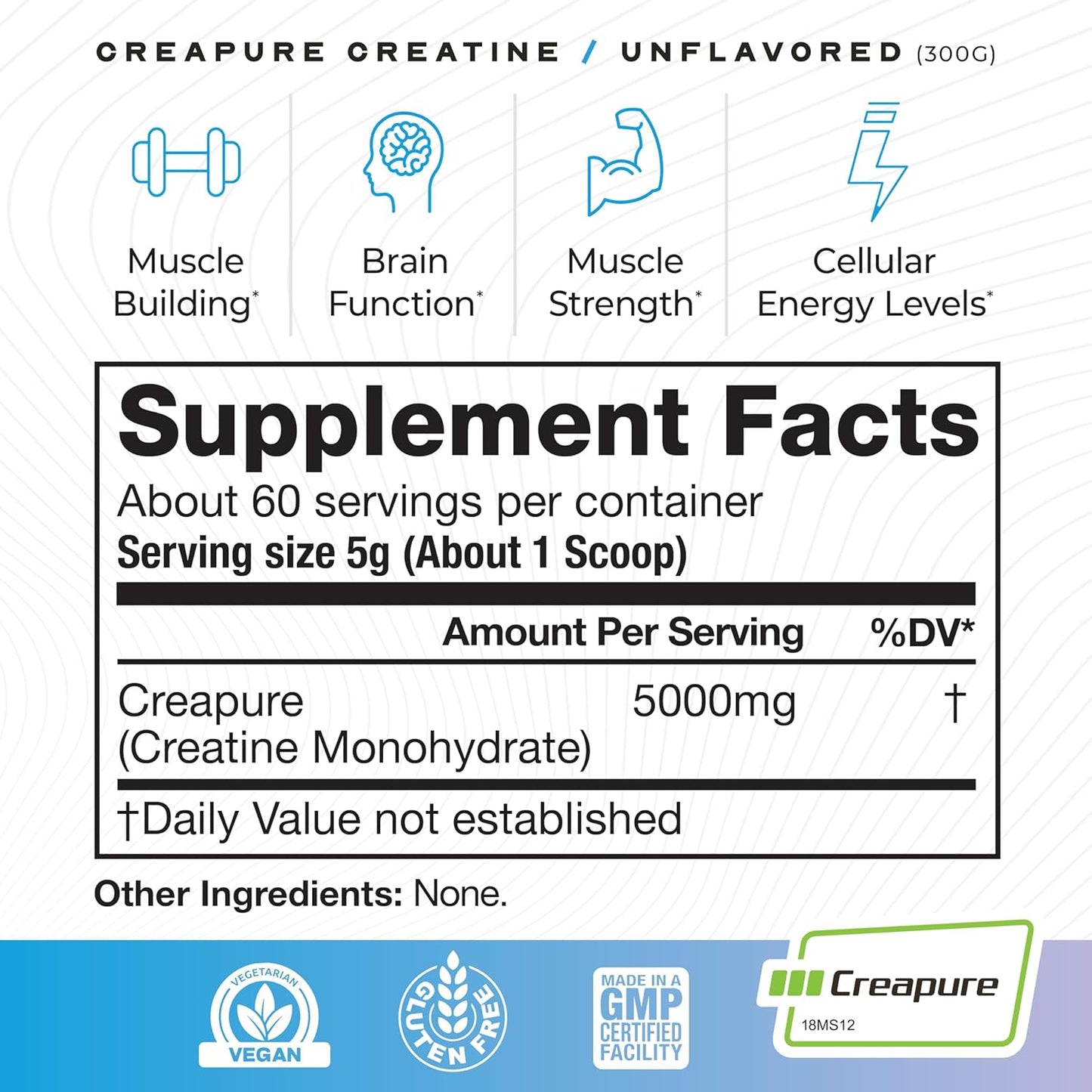 CREATINA CREAPURE PREMIUM MUSCLE FEAST