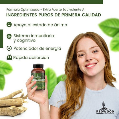 ASHWAGANDHA REDWOOD 2100 MG PACK 2