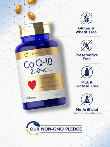 COENZIMA COQ10 200 MG ULTRA POTENCIA CARLYLE