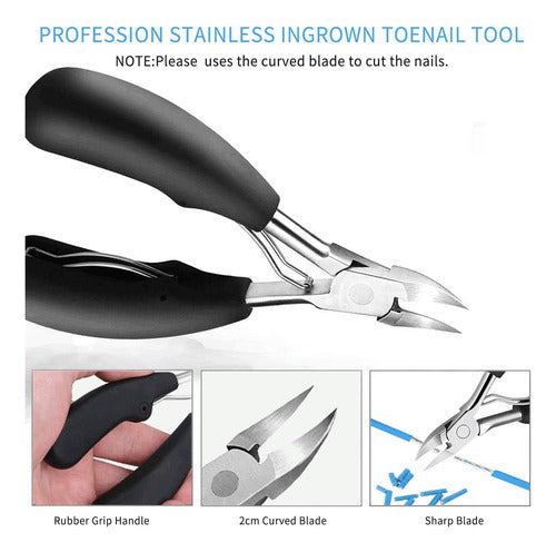 Kit De Manicure Y Pedicure Para Uñas Gruesas Profesional