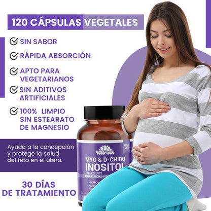 Promoción Myo D-chiro Inositol 2 frascos