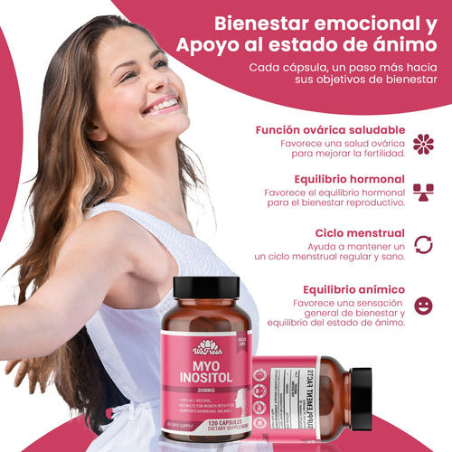 Promoción de Myo inositol de Wofresh 2 frascos