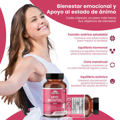 Promoción de Myo inositol de Wofresh 2 frascos