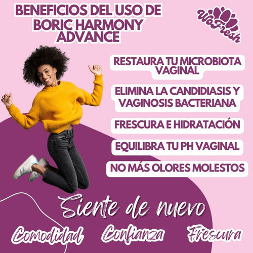 ÓVULOS DE ACIDO BORICO BORIC HARMONY ADVANCE WOFRESH