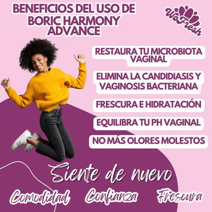 ÓVULOS DE ACIDO BORICO BORIC HARMONY ADVANCE WOFRESH
