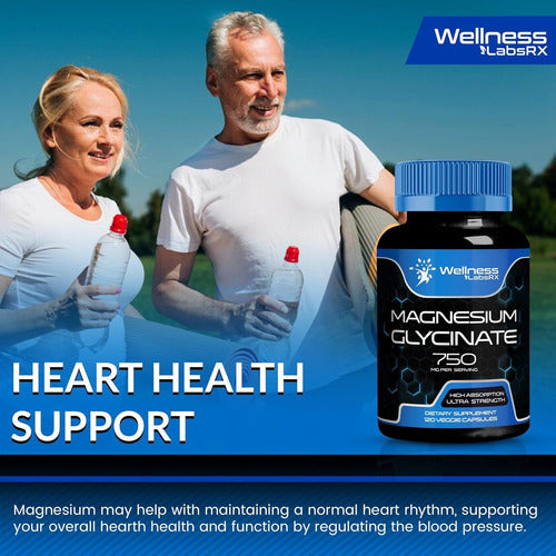 GLICINATO DE MAGNESIO EXTRA FUERTE 750 MG