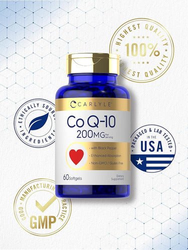 COENZIMA COQ10 200 MG ULTRA POTENCIA CARLYLE