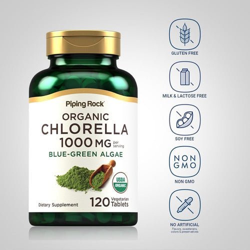 CHLORELA ORGANICA 1000 MG PIPING ROCK