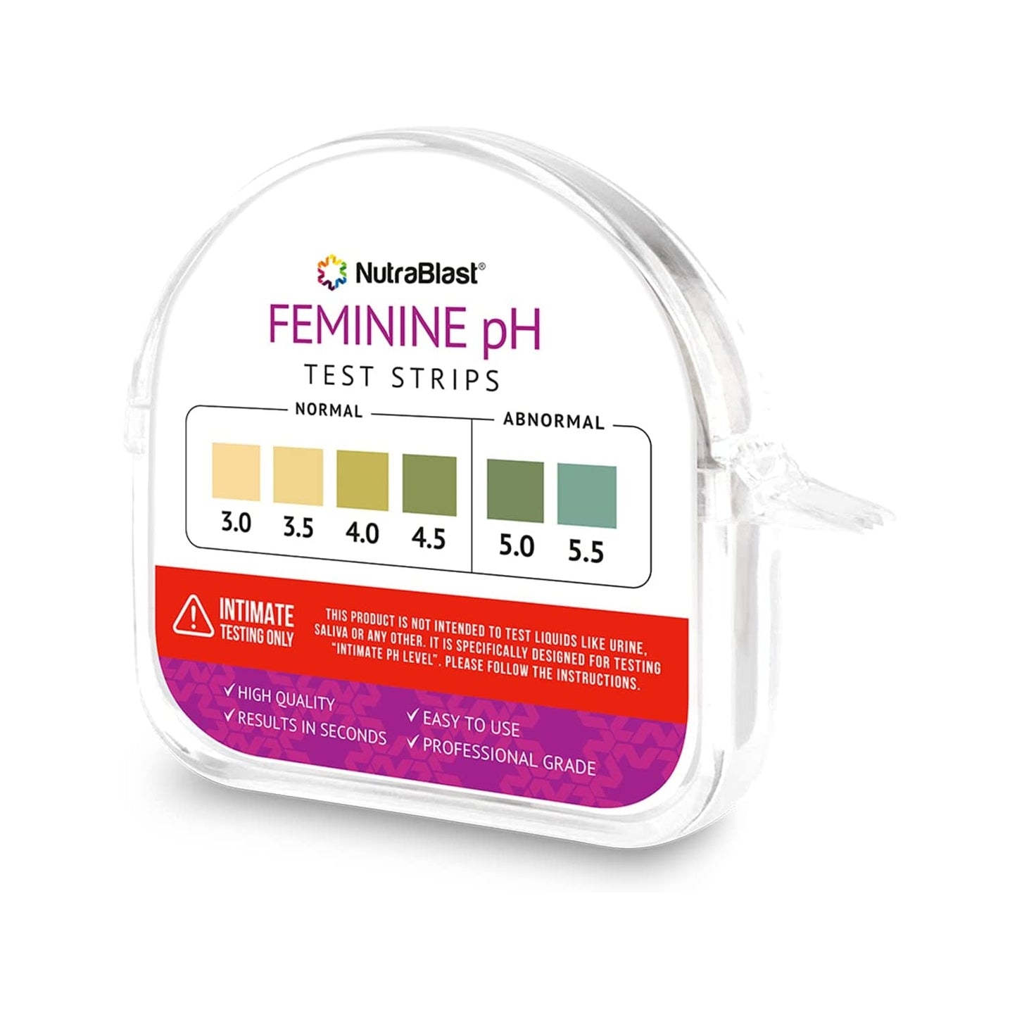 Tiras Reactivas Medidoras Ph Vaginal 100 Unds Nutrablast