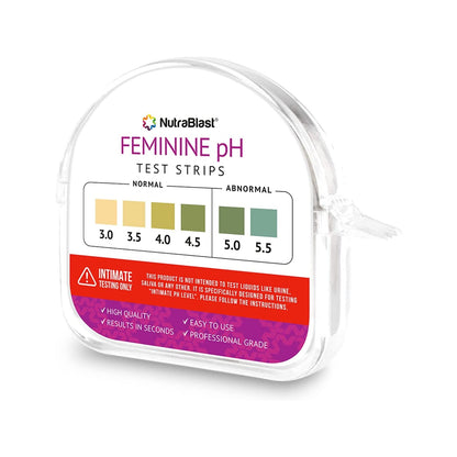 Tiras Reactivas Medidoras Ph Vaginal 100 Unds Nutrablast